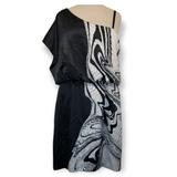 Jessica Simpson Dresses | Jessica Simpson 1-Shoulder Dress | Color: Black/White | Size: 6