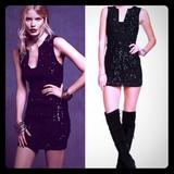 Free People Dresses | Free People Sequin Dress | Color: Black | Size: 4