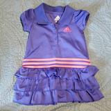Adidas Dresses | Adidas Toddler Purple Polo Dress New*! | Color: Purple | Size: 6mb