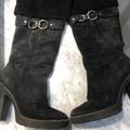 Coach Shoes | Coach Boots | Color: Black/Silver | Size: 6.5