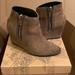 Free People Shoes | Free People Orlanda Suede Boots Zipper 37 In Tan | Color: Brown/Tan | Size: 7