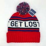 American Eagle Outfitters Accessories | American Eagle Outfitters Red Pom Pom Toque | Color: Blue/Red | Size: Os