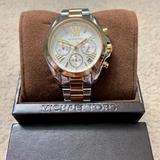 Michael Kors Accessories | Michael Kors 2 Tone Gold & Silver Watch. | Color: Gold | Size: Os