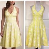 Lilly Pulitzer Dresses | Gorgeous Lilly Pulitzer Willa Halter Dress | Color: White/Yellow | Size: 4