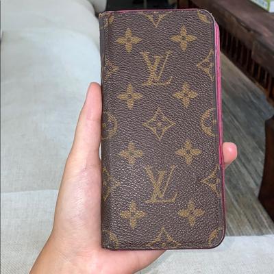 Louis Vuitton Other | Genuine Louis Vuitton Phone Case Iphone 8 | Color: Brown/Pink | Size: Iphone 8