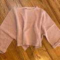 Free People Sweaters | Free People Boxy Pink Blush Sweater Sz S | Color: Pink | Size: S