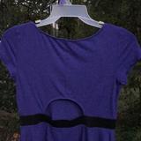 American Eagle Outfitters Dresses | American Eagle Outfitters Purple Open Back Dress L | Color: Black/Purple | Size: Lj