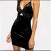 Free People Dresses | Free People Come Together Velvet Bodycon S Black | Color: Black | Size: S