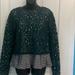 Anthropologie Tops | Nwot Maeve (Anthropologie) Lace Top | Color: Black/Green | Size: M