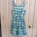 Lilly Pulitzer Dresses | Lilly Pulitzer Blue And White Striped/Floral Dress | Color: Blue/White | Size: 2