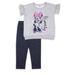 Disney Matching Sets | New Minnie Mouse Ruffle French Terry Top/Legging | Color: Blue/Gray | Size: 5tg