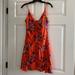 Free People Dresses | Free People Ruffle Dress | Color: Orange | Size: L