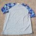 Lularoe Shirts & Tops | Euc Girls Lularoe Sloane Shirt | Color: Blue/Gray | Size: 8g