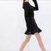 Zara Skirts | High Waisted Mermaid Ruffle Skirt | Color: Black | Size: S