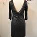 Jessica Simpson Dresses | Jessica Simpson Stretchy Sequin Dress W/ Cowl Back | Color: Black | Size: 6