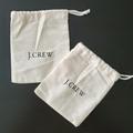 J. Crew Jewelry | J. Crew Drawstring Jewelry Pouch Dust Bags (2) | Color: Cream | Size: Os