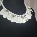 J. Crew Jewelry | J. Crew Tear Drop White Necklace And Earrings Set | Color: White | Size: Os