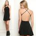 Brandy Melville Dresses | Brandy Melville Black Open Back Dress | Color: Black | Size: One Size