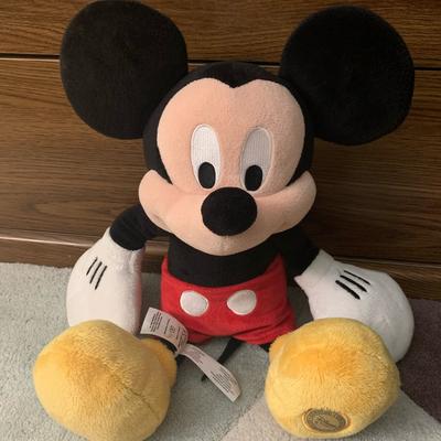 Disney Toys | Mickey Mouse Plush Toy 18” | Color: Black/Red | Size: 18” Tall