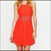 Free People Dresses | Free People Daisy Cutout Dress Red/Orange | Color: Orange/Red | Size: 0