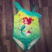 Disney Swim | Disney Little Mermaid One Piece Bathing Suit | Color: Blue/Green | Size: 10g
