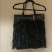 Victoria's Secret Bags | Last Chance!! Victoria’s Secret Fringe Blacktote | Color: Black | Size: Os