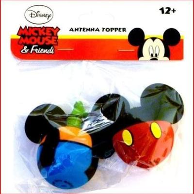 Disney Party Supplies | Disney Car Antenna Ball Toppers Mickey Goofy 2pc | Color: Black/Red | Size: Os