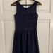 Lilly Pulitzer Dresses | Lilly Pulitzer Navy Blue Lace & Cotton Dress | Color: Blue | Size: S