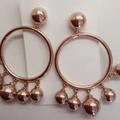 Kate Spade Jewelry | Kate Spade Rose Gold Large Bauble Earrings. | Color: Gold | Size: Os