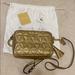 Michael Kors Bags | Michael Kors Gold Ginny Crossbody Bag | Color: Gold | Size: Os