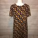 Lularoe Dresses | Lularoe Carly Dress Medium | Color: Black/Brown | Size: M