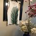 J. Crew Tops | J. Crew Cream With Green Print Tank Top, Size M | Color: Cream/Green | Size: M