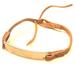 J. Crew Jewelry | Jcrew. Id Bracelet W/Leather Tie. | Color: Silver/Tan | Size: Approx 9”Circumference