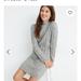 Madewell Dresses | Donegal Rolled Mockneck Sweater Dress | Color: Gray | Size: Xl