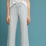 Anthropologie Pants & Jumpsuits | Cloth & Stone Anthropologie Pants - Size S | Color: Green/White | Size: S