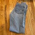 Levi's Jeans | Distressed Light Wash Levi Jeans | Color: Blue | Size: 28