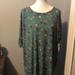 Lularoe Tops | Lularoe Large Irma Tunic Top Great With Leggings | Color: Green | Size: L