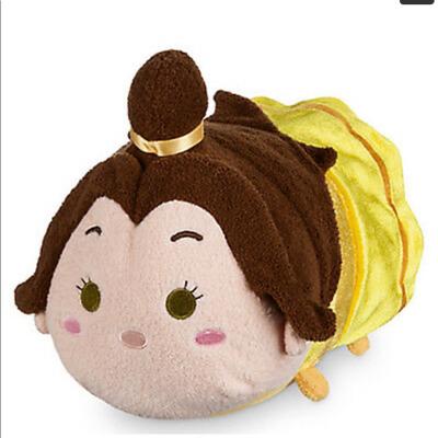 Disney Toys | Disney Beauty And The Beast Belle Plush Tsum Tsum | Color: Brown/Yellow | Size: Medium 11”
