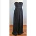 J. Crew Dresses | J Crew Strapless Arabelle Chiffon Bridesmaid Dress | Color: Black | Size: 6