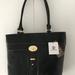 Giani Bernini Bags | Giani Bernini Turn-Lock Glazed Tote - Black | Color: Black | Size: Os