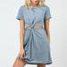 Urban Outfitters Dresses | Cutout Dress | Color: Blue/Gray | Size: S