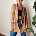 Free People Jackets & Coats | Free People Nwt Dirty Chai Blazer | Color: Brown/Tan | Size: Xs