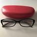 Kate Spade Accessories | Kate Spade Womens Fashion Eyeglasses Frame | Color: Black/Red | Size: Os