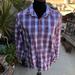 American Eagle Outfitters Shirts | American Eagle Outfitters Athletic Fit Plaid Sz M | Color: White | Size: M