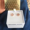 Michael Kors Jewelry | Brand New Micheal Joes Stud Earrings | Color: Gold | Size: Os