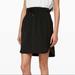 Lululemon Athletica Skirts | Lululemon 6 On The Fly Skirt In Black Nwot | Color: Black | Size: 6