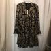 Anthropologie Dresses | Anthropologie Gold Floral Dress | Color: Black/Gold | Size: Xs