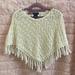 Ralph Lauren Shirts & Tops | Hand Knit Ralph Lauren Sweater Poncho Girls O/S | Color: White | Size: Sg