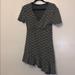 Zara Dresses | Crochet Dress | Color: Black/Green/White | Size: S