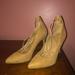 Nine West Shoes | Nine West Lace Up Pointed Toe Heels | Color: Tan | Size: 9